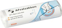 Universal Plus vuilniszak 10 micron, ft 63 x 70 cm, 50 liter, wit, rol van 50 stuks