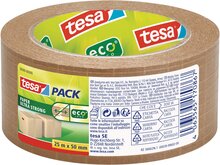 Tesapack ultra strong ecologo, 50 mm x 25 m, papier, bruin