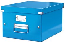 Leitz WOW opbergdoos Click &amp; Store, ft A4, blauw