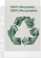 Esselte geperforeerde showtas, 100 % gerecycleerd, ft A5, 70 micron, doos van 100 stuks