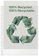 Esselte geperforeerde showtas, 100 % gerecycleerd, ft A4, 70 micron, doos van 20 stuks