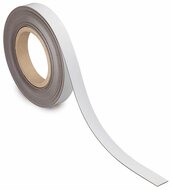 MAUL magnetisch etiketband beschrijf- en wisbaar, 10mtx20mm, wit