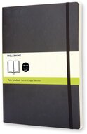 Moleskine notitieboek, ft 19 x 25 cm, effen, soepele cover, 192 blad, zwart