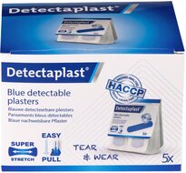 Detectaplast Tear &amp; Wear Elastic Easy-Pull, ft 25 x 72 mm, 5 x 36 stuks