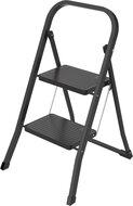 Brasq trapladder SL200, metaal, zwart,  2 treden