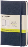 Moleskine notitieboek, ft 9 x 14 cm, effen, harde cover, 192 blad, saffier