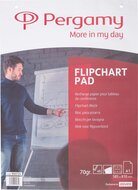 Pergamy flipchartpapier ft A1 (58,5 x 81 cm), geruit, pak met 40 blad