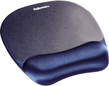 Fellowes muismat met polssteun Memory Foam saffier