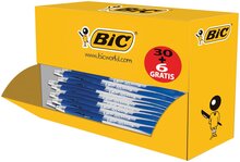 Bic balpen Atlantis Classic blauw, doos 30 + 6 gratis