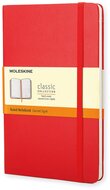 Moleskine notitieboek, ft 13 x 21 cm, gelijnd, harde cover, 240 blad, rood