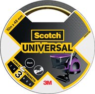 Scotch ducttape Universal, ft 48 mm x 10 m, zwart