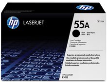 HP toner 55A, 6 000 pagina&#039;s, OEM CE255A, zwart