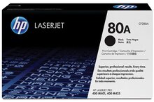 HP toner 80A, 2 700 pagina&#039;s, OEM CF280A, zwart