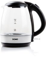 Domo waterkoker uit glas en RVS, 1,2 l, 2200 W