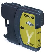 Brother inktcartridge, 325 pagina&#039;s, OEM LC-1100Y, geel