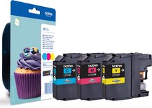 Brother inktcartridge, 600 pagina&#039;s, OEM LC-123RBWBP, 3 kleuren