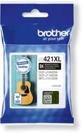 Brother inktcartridge,  500 pagina&#039;s, OEM LC-421XLBK, zwart