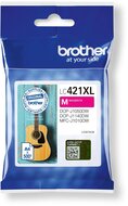 Brother inktcartridge,  500 pagina&#039;s, OEM LC-421XLM, magenta