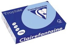 Clairefontaine Troph&eacute;e Pastel, gekleurd papier, A4, 120 g, 250 vel, helblauw