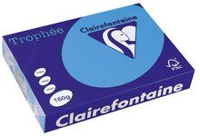 Clairefontaine Troph&eacute;e Intens, gekleurd papier, A4, 160 g, 250 vel, koningsblauw