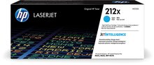 HP toner 212X, 10.000 pagina's, OEM W2121X, cyaan