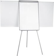 Q-CONNECT flipchart, magnetisch, met 2 uitschuifbare papierhouders, grijs
