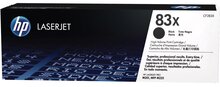 HP toner 83X, 2 200 pagina's, OEM CF283X, zwart