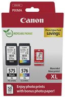 Canon photo value pack 1 x PG-575XL + 1 x CL-576XL, 300 - 400 pagina's, OEM 5437C006, 4 kleuren