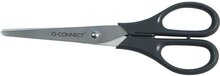 Q-CONNECT schaar, 18 cm, symmetrische ogen, op blister