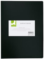 Q-CONNECT showalbum, A4, 10 tassen, zwart