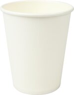 Beker uit karton, 150 ml, wit, pak van 100 stuks