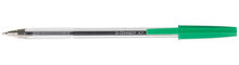 Q-CONNECT balpen, met dop, 0,7 mm, medium punt, groen, doos van 50 stuks