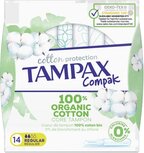 Tampax Cotton Regular tampons, pak van 14 stuks Tampax Cotton Regular tampons, pak van 14 stuks