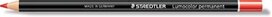 Staedtler potlood Lumocolor permanent glasochrom, rood Staedtler potlood Lumocolor permanent glasochrom, rood