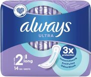 Always Ultra maandverband Long, pak van 14 stuks Always Ultra maandverband Long, pak van 14 stuks