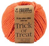 Graine Créative Macramé touw, ft 2,5 mm x 80 m, oranje Graine Créative Macramé touw, ft 2,5 mm x 80 m, oranje