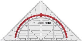 M+R geodriehoek, 16 cm M+R geodriehoek, 16 cm