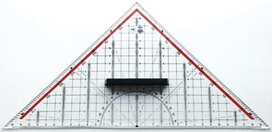 M+R geodriehoek, 32 cm M+R geodriehoek, 32 cm
