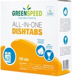 Greenspeed All-In-One vaatwastabletten 3 in 1 werking, 100 stuks, 1.8 kg Greenspeed All-In-One vaatwastabletten 3 in 1 werking, 100 stuks, 1.8 kg