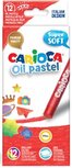 Carioca oliepastels, doos van 12 stuks in geassorteerde kleuren Carioca oliepastels, doos van 12 stuks in geassorteerde kleuren
