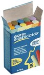 Giotto krijt Robercolor, doos met 10 krijtjes in geassorteerde kleuren Giotto krijt Robercolor, doos met 10 krijtjes in geassorteerde kleuren