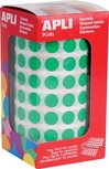 Apli Kids stickers op rol, cirkel diameter 10,5 mm, groen Apli Kids stickers op rol, cirkel diameter 10,5 mm, groen