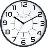 Unilux wandklok Pop, diameter 30 cm, zwart Unilux wandklok Pop, diameter 30 cm, zwart