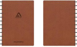 Adoc Business schrift, ft A4, 144 bladzijden, geruit 5 mm, bruin Adoc Business schrift, ft A4, 144 bladzijden, geruit 5 mm, bruin
