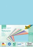 Folia gekleurd tekenpapier pastel, ft A4, pak van 100 vel in 10 geassorteerde kleuren Folia gekleurd tekenpapier pastel, ft A4, pak van 100 vel in 10 geassorteerde kleuren