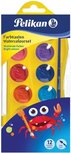 Pelikan waterverfdoos Junior, doos met 12 napjes in geassorteerde kleuren + penseel Pelikan waterverfdoos Junior, doos met 12 napjes in geassorteerde kleuren + penseel