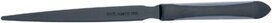 MAUL briefopener Pro 21.5cm, vlak model, zwart handvat van soft kunststof, RVS opener ook zwart MAUL briefopener Pro 21.5cm, vlak model, zwart handvat van soft kunststof, RVS opener ook zwart