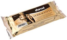 Darwi boetseerpasta Terracotta, pak van 500 g Darwi boetseerpasta Terracotta, pak van 500 g
