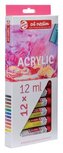 Talens Art Creation acrylverf tube van 12 ml, set van 12 tubes in geassorteerde kleuren Talens Art Creation acrylverf tube van 12 ml, set van 12 tubes in geassorteerde kleuren