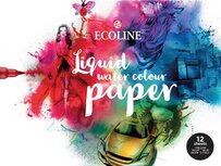 Talens Ecoline tekenpapier 24x32 cm, 290 gr, blok met 12 vellen Talens Ecoline tekenpapier 24x32 cm, 290 gr, blok met 12 vellen